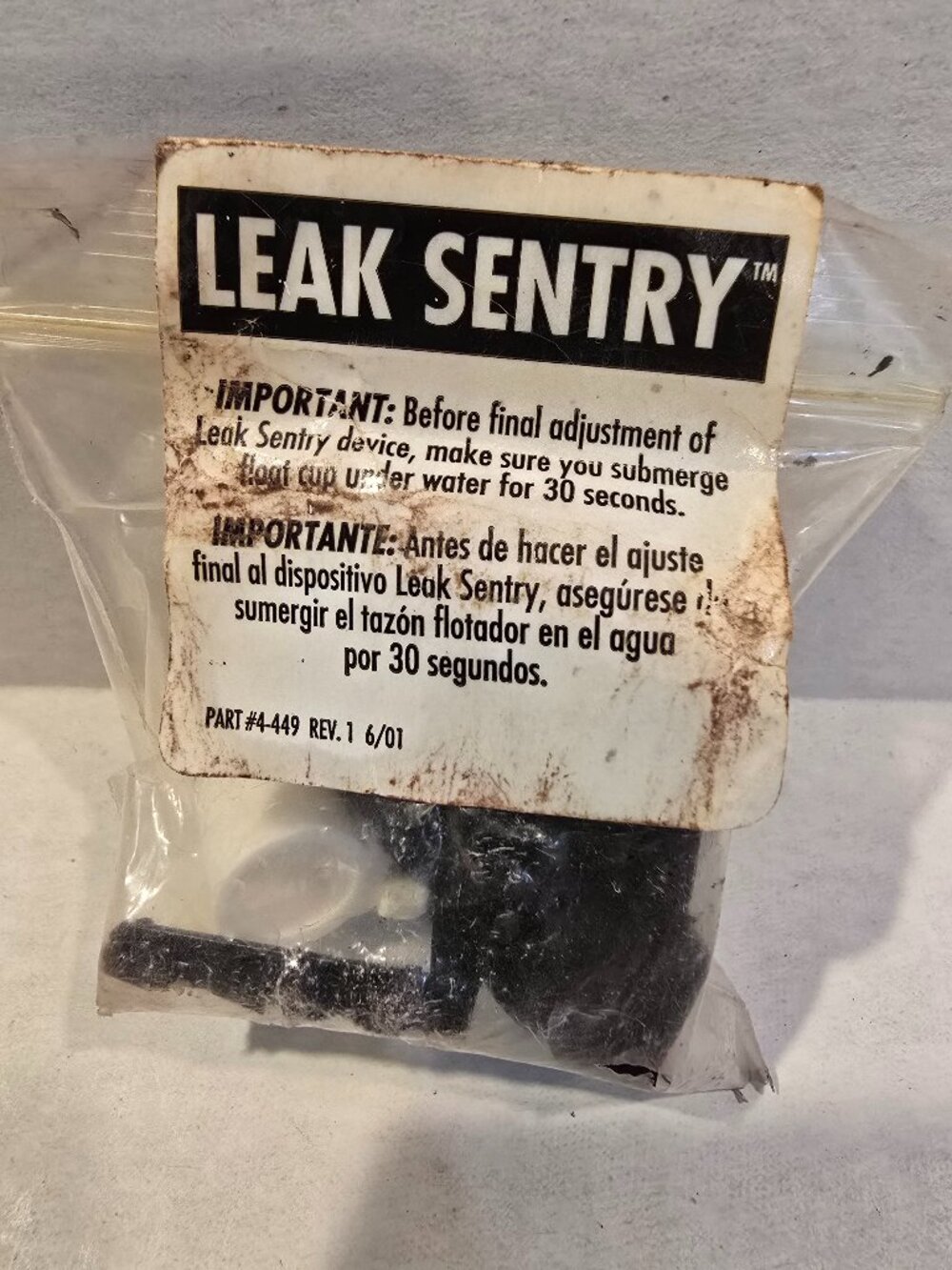 Leak Sentry Fluidmaster Replacement Part # 4-449 NEW